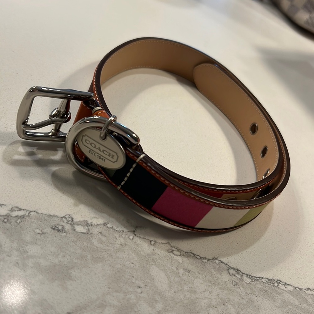 Coach dog collar XL new